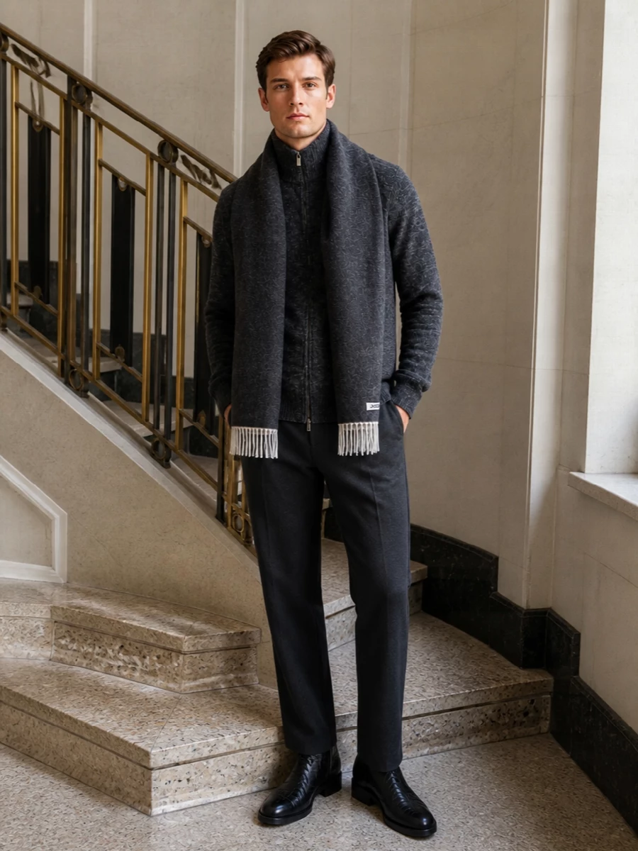 Barena bottega veneta charcoal city outfit