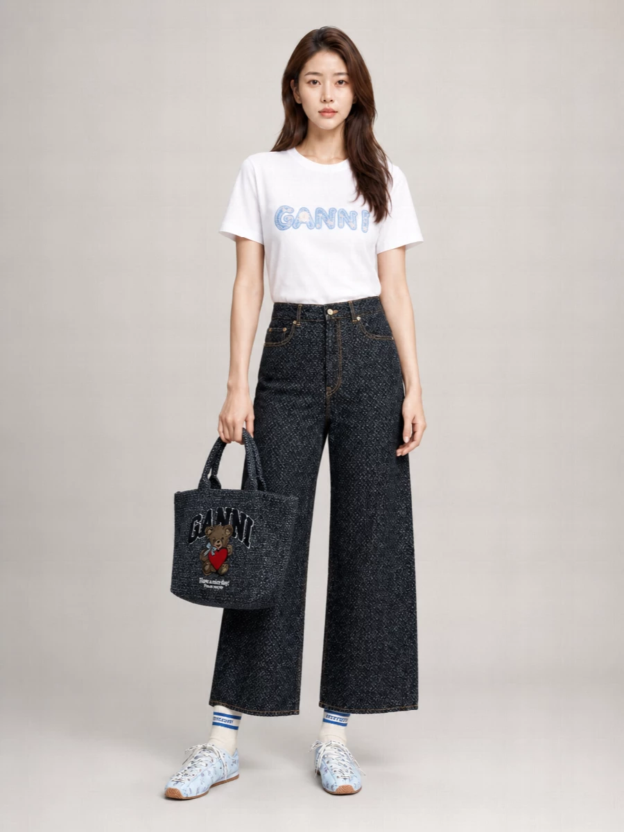 Ganni Cotton T-Shirt