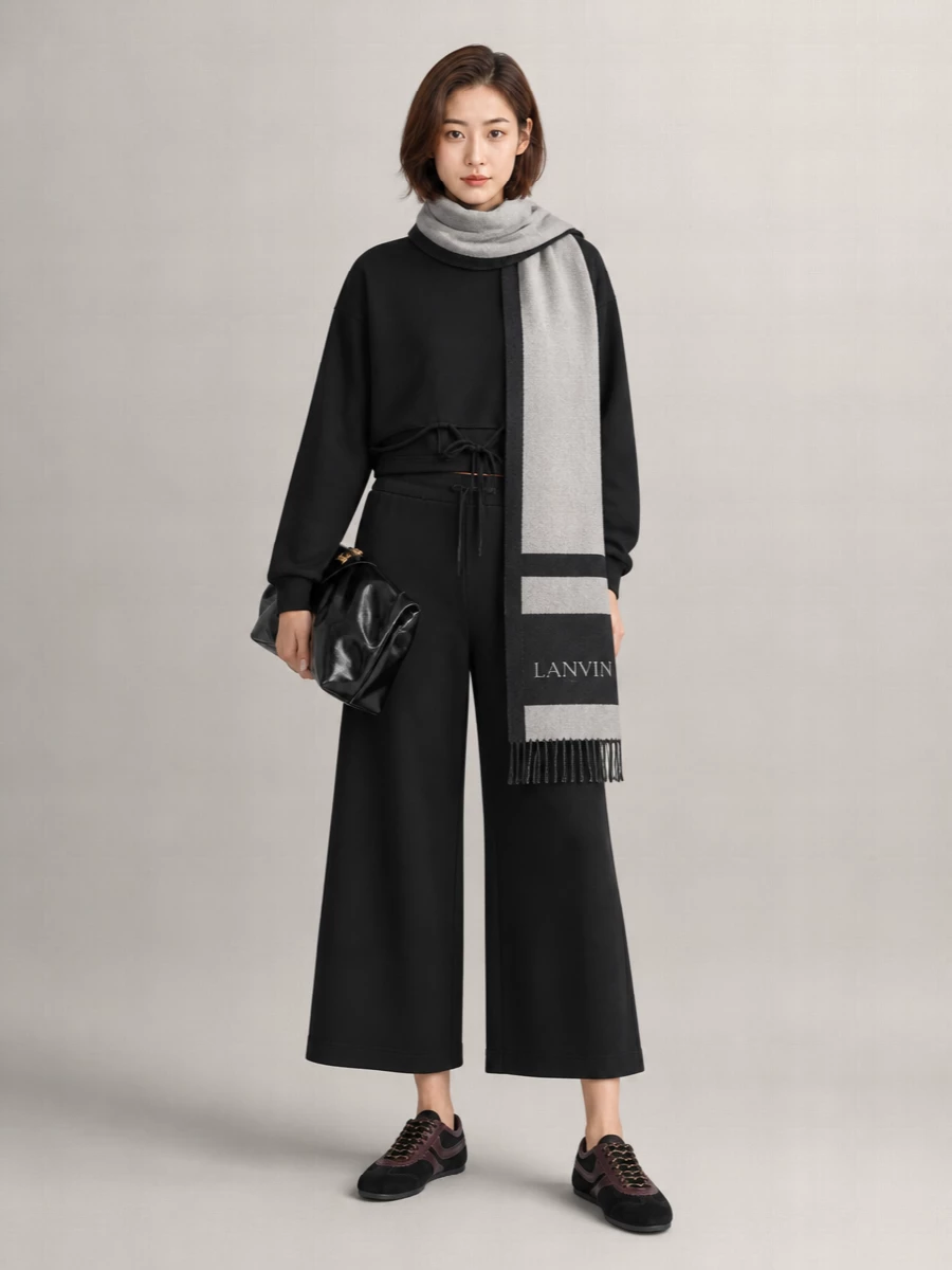 Dries Van Noten Cotton Mid-Rise Pleated Wide-Leg Pants