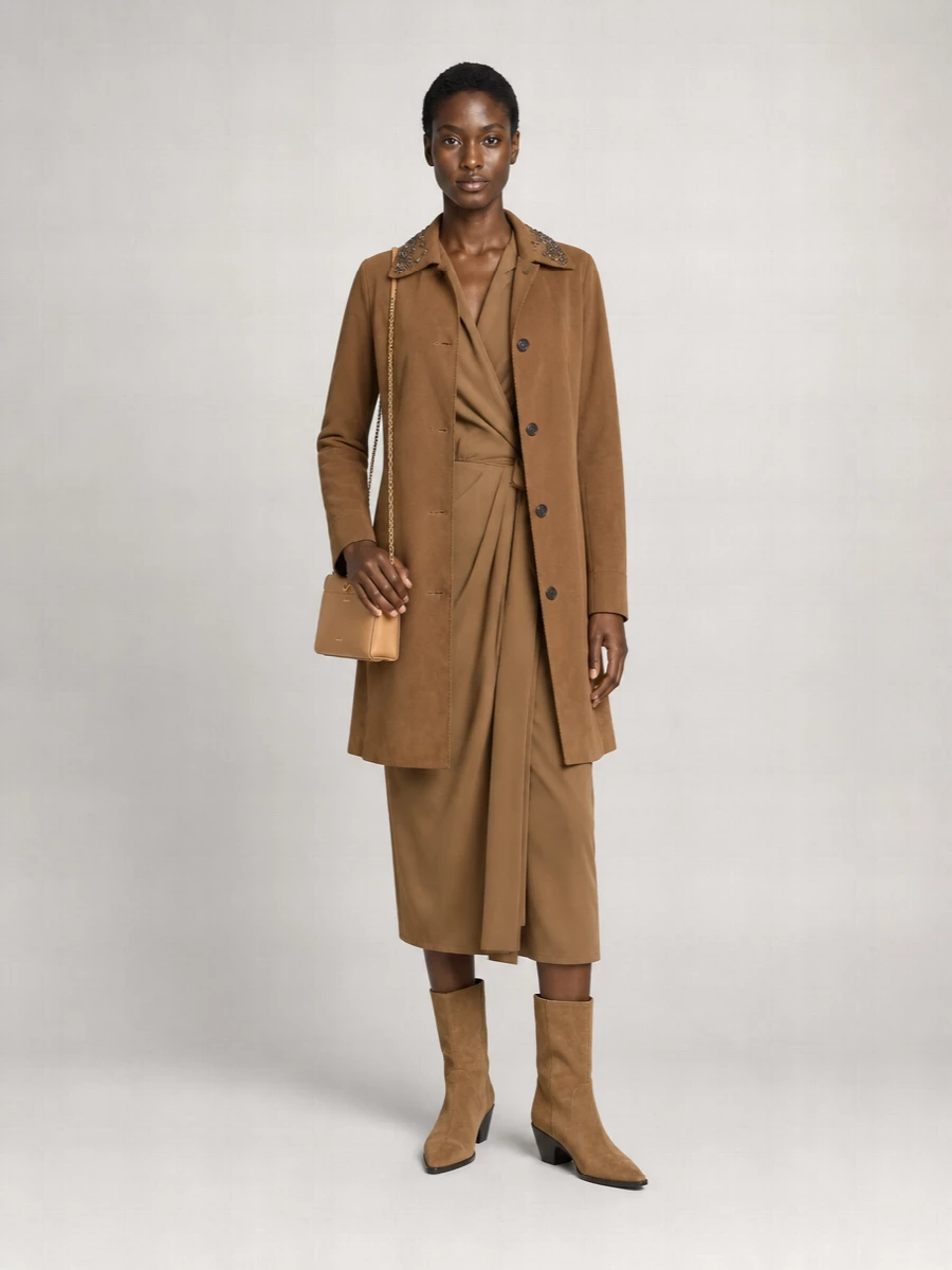 Coperni Suede Leather Cowboy Boots