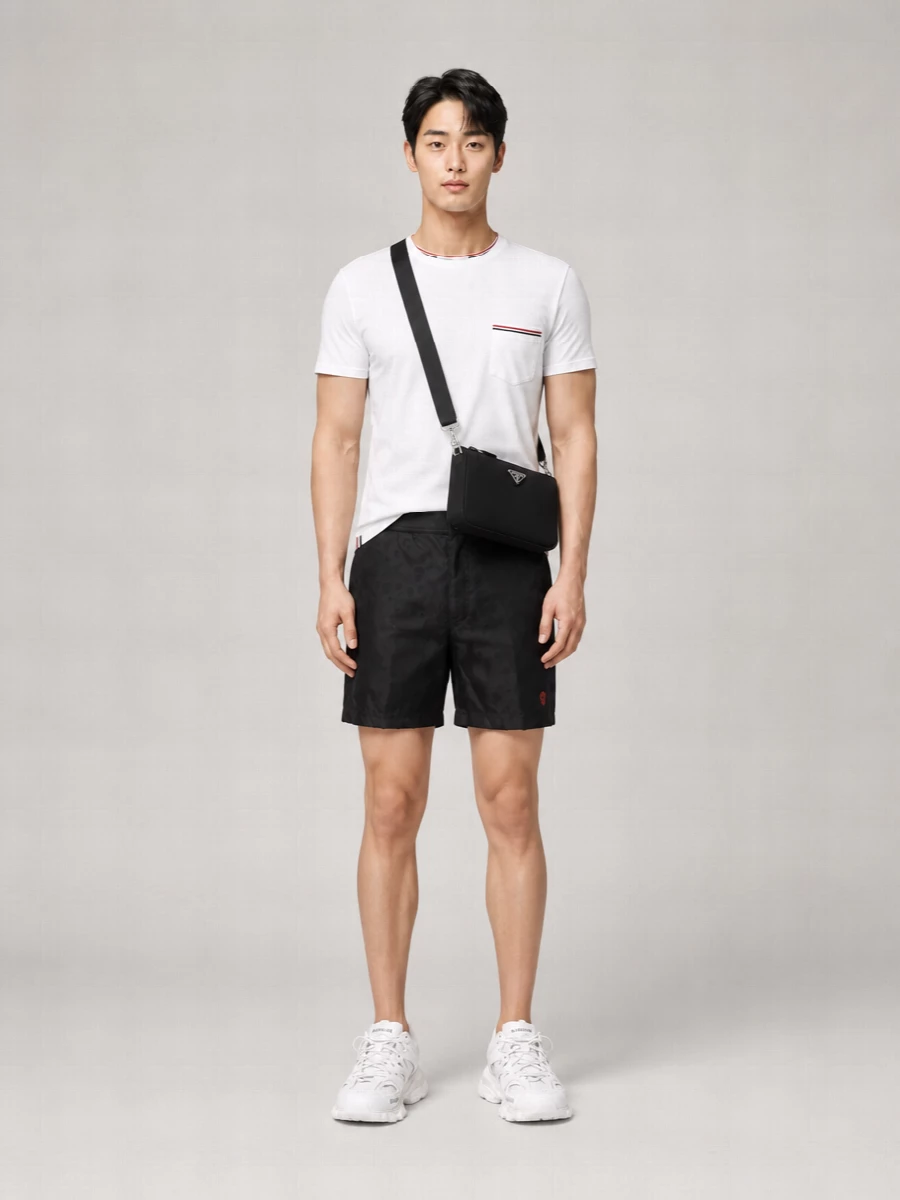 Thom Browne Cotton Logo Pocket T-Shirt