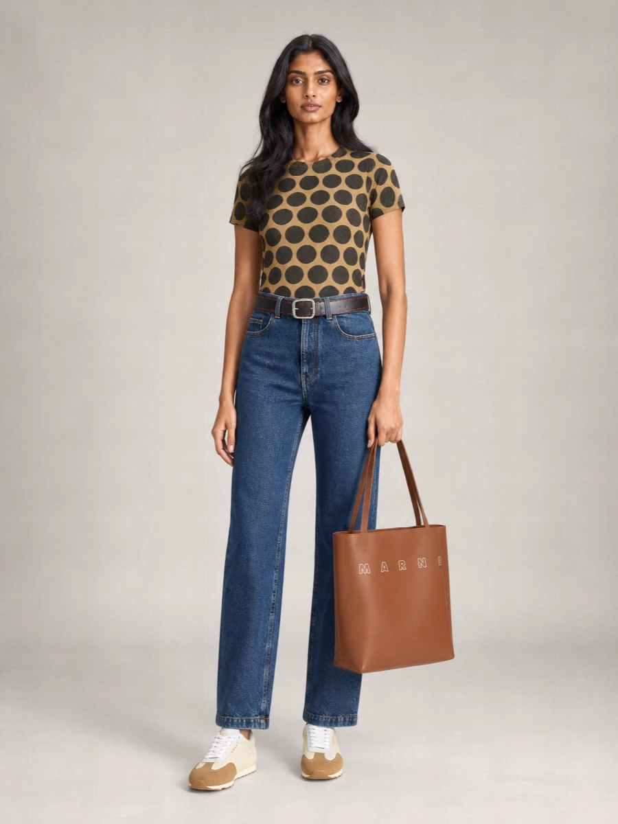 Marni Museo Leather Tote Bag