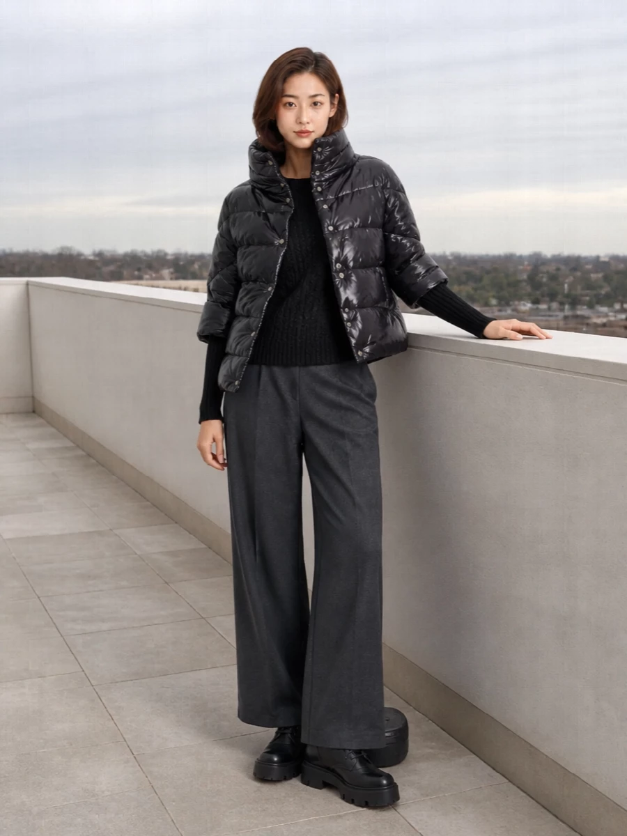 Herno puffer wide leg trousers moncler boots