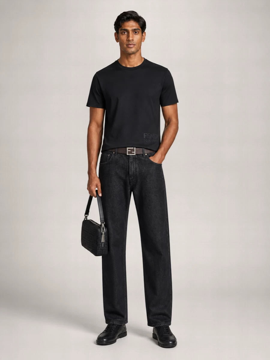 Fendi Cotton Regular-Fit Short-Sleeve T-Shirt