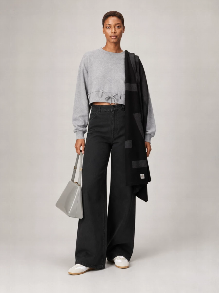 Dries Van Noten Cotton Cropped Sweatshirt