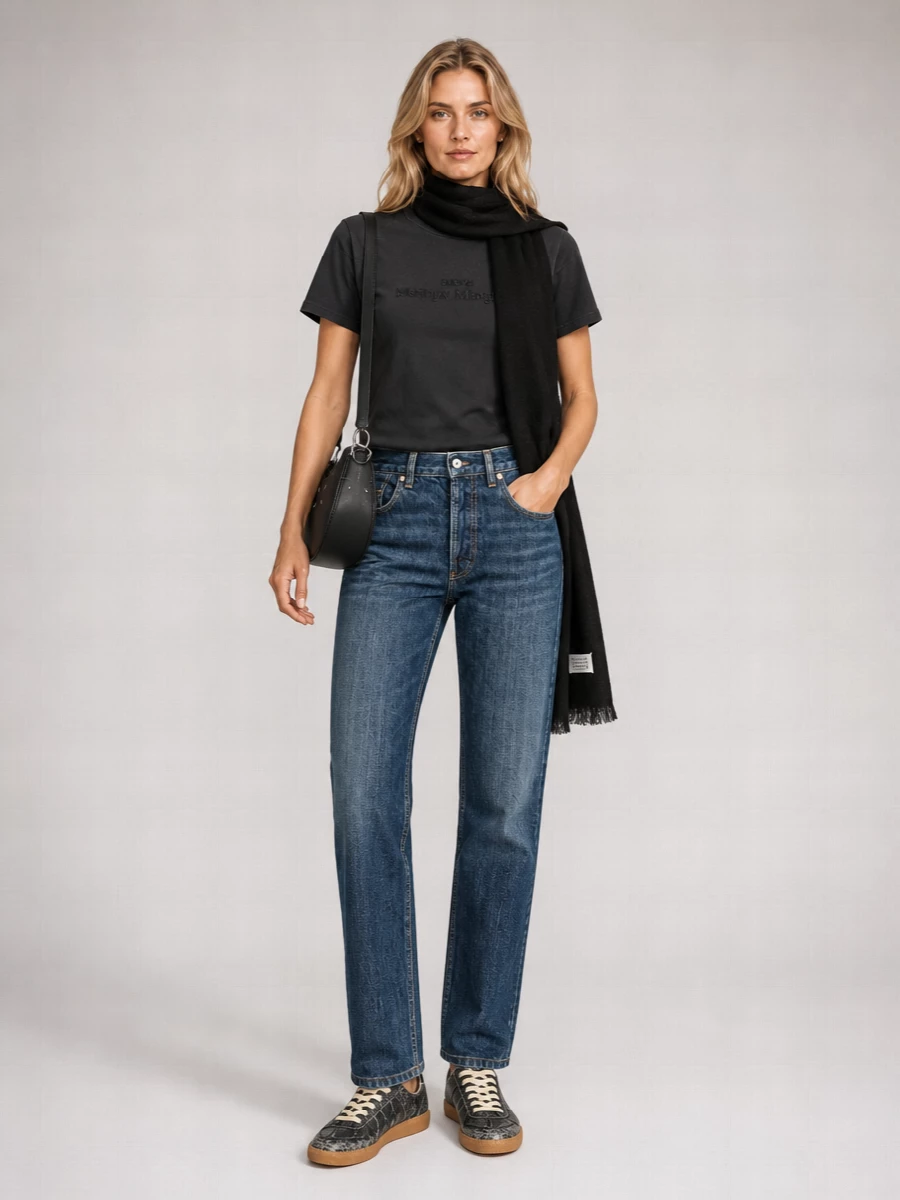 Maison Margiela Ribbed Cotton Loose-Fit T-Shirt