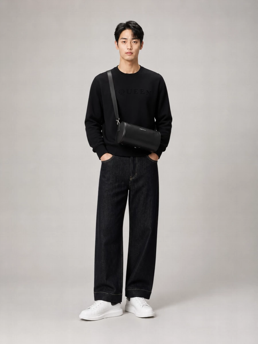 Alexander Mcqueen Leather Low-Top Sneakers