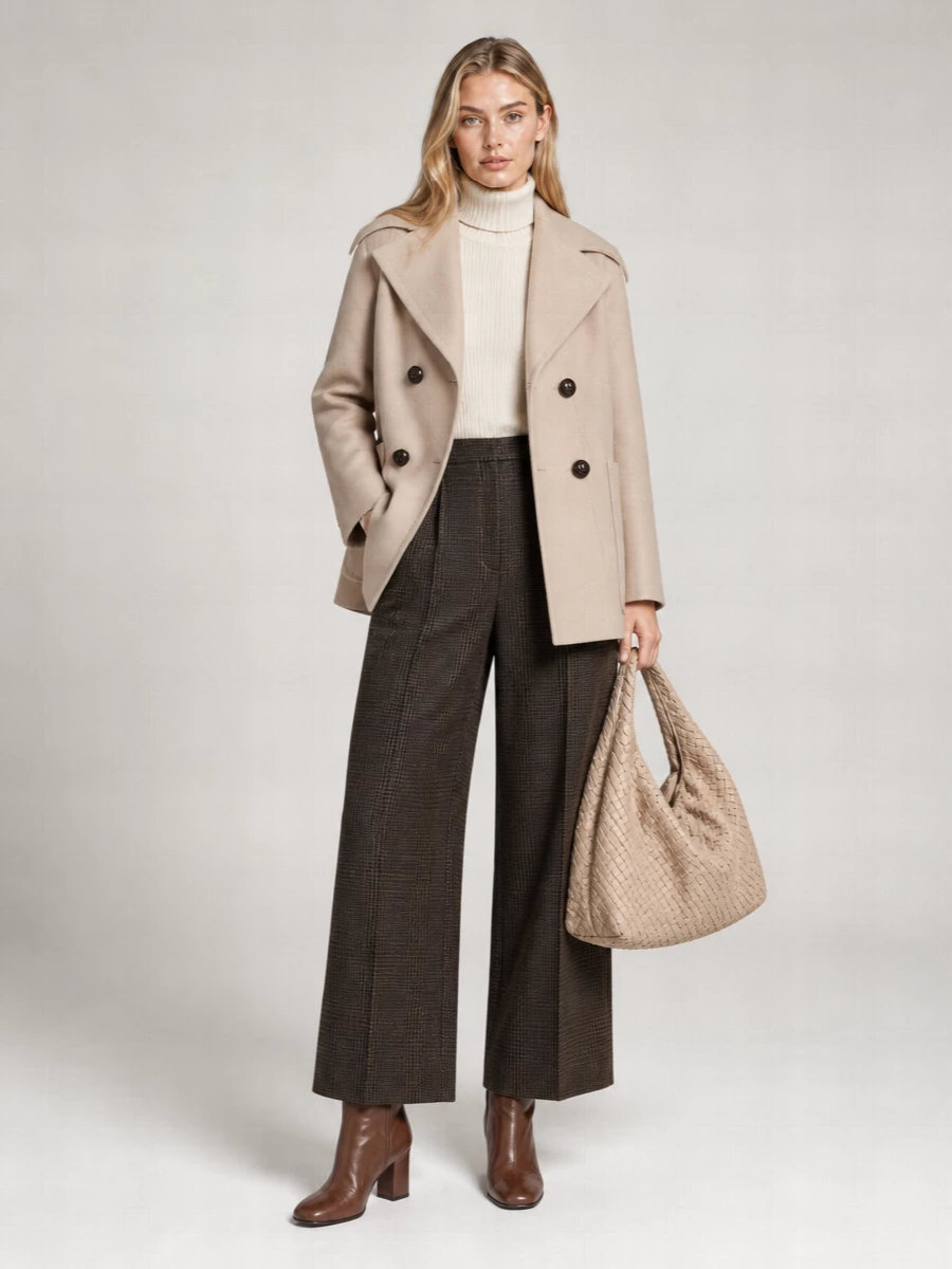 Max Mara Cashmere Oversized Double-Breasted Pea Coat