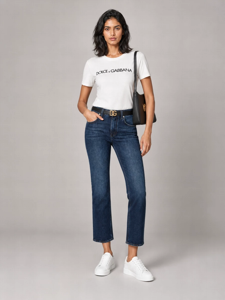 Dolce&Gabbana Cotton Logo Print T-Shirt