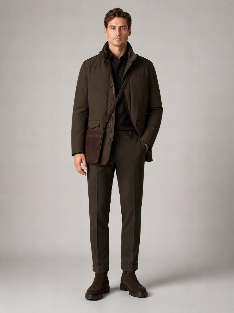 Herno Single-Breasted Padded Coat
