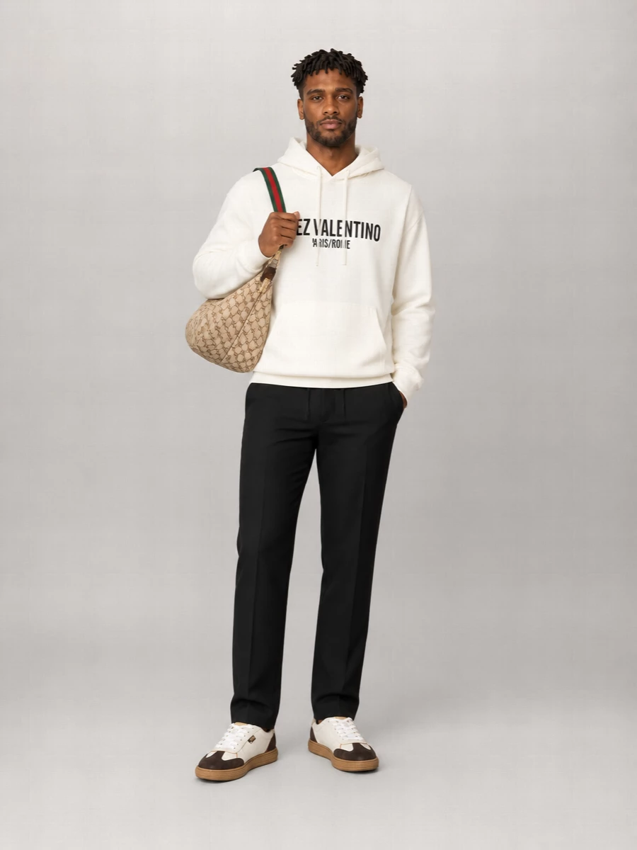Versace Lambskin Leather Low-Top Sneakers