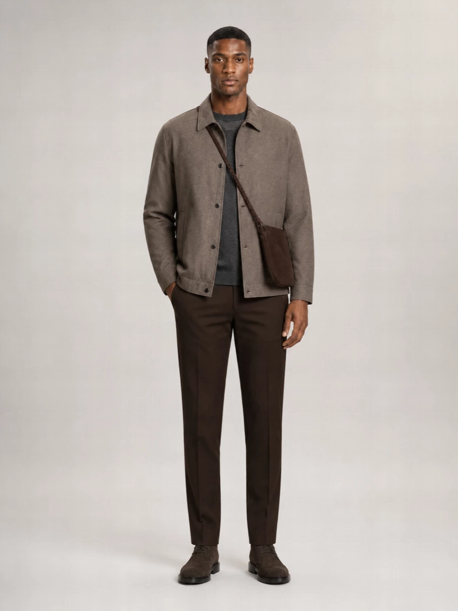 Woolrich Wool Single-Breasted Coat