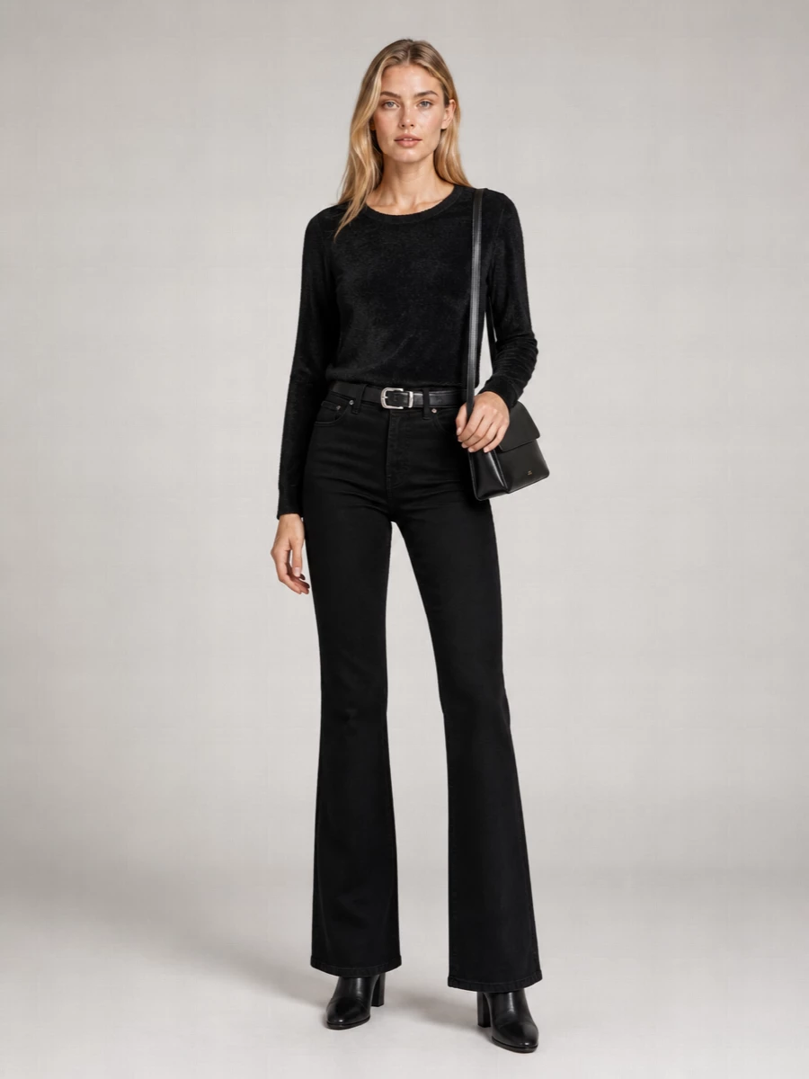 7 For All Mankind Straight-Leg Denim Jeans