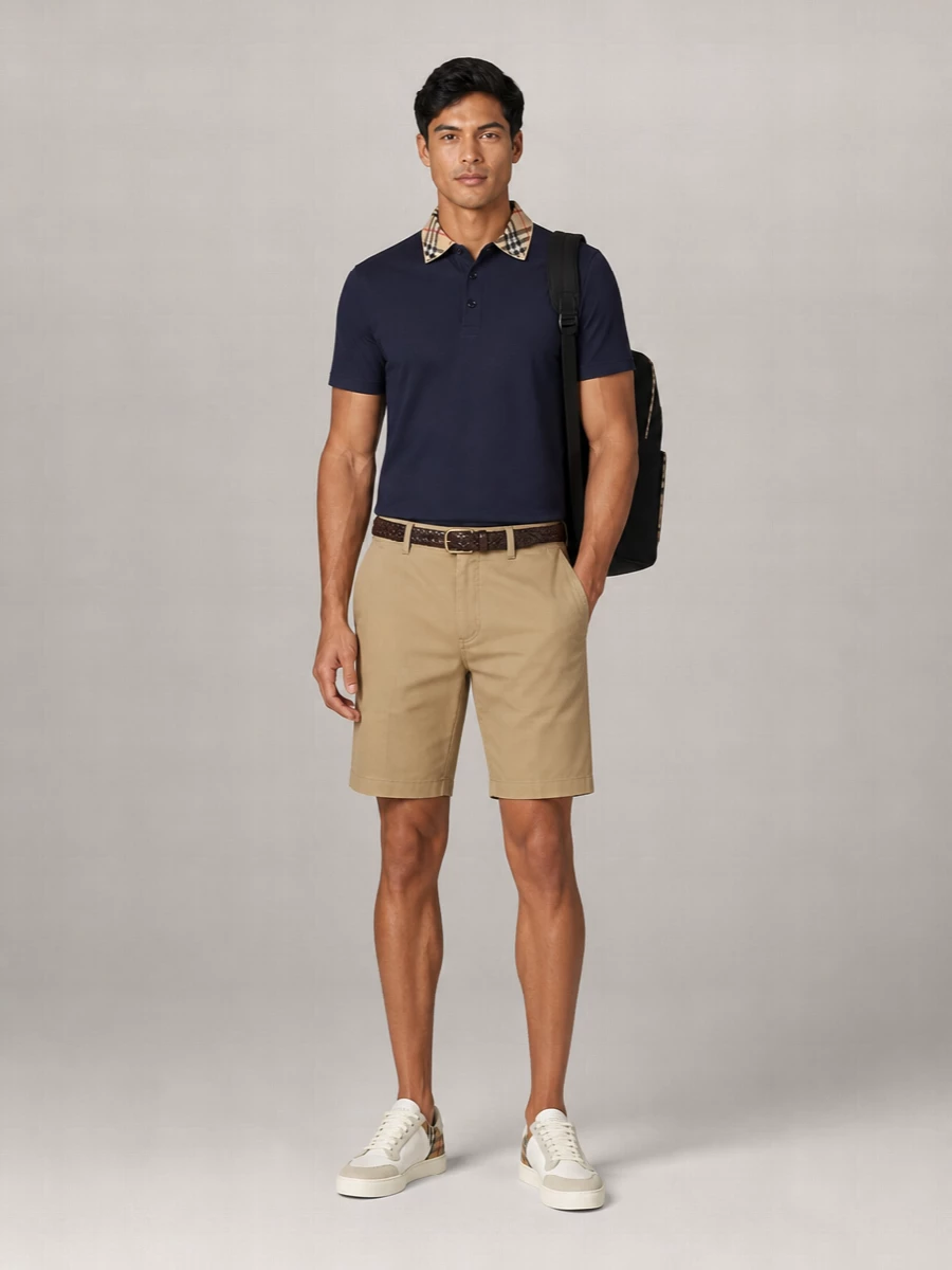 Burberry Cotton Chino Shorts