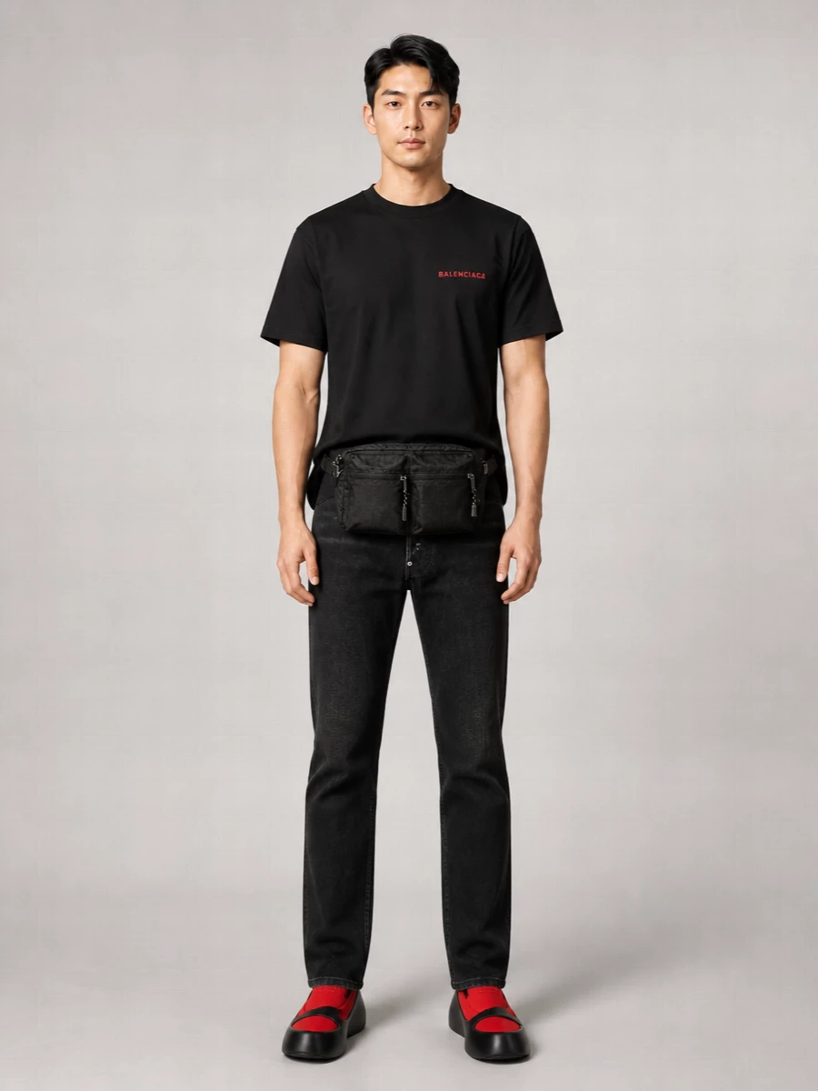 Ferragamo Neoprene And Rubber Low-Top Slip-On Sneakers