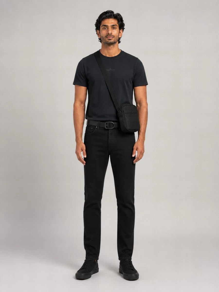 Stone Island Cotton Logo Print T-Shirt