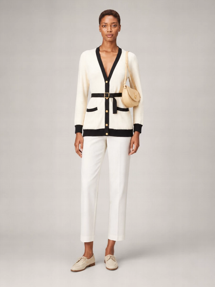 Bally Jacquard Logo Cardigan