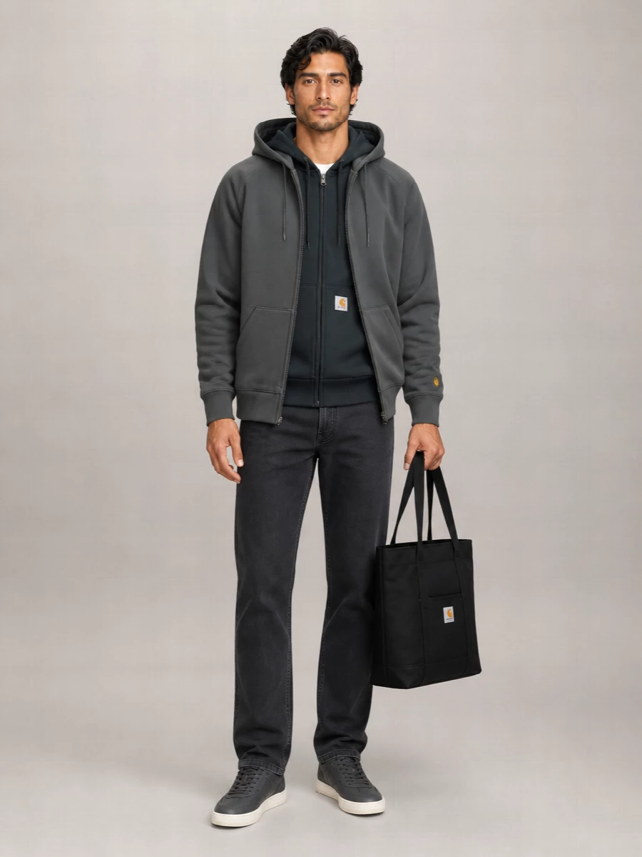 Carhartt Wip hooded chase zip hoodie
