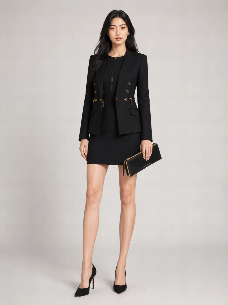 Elisabetta Franchi Double-Breasted Blazer