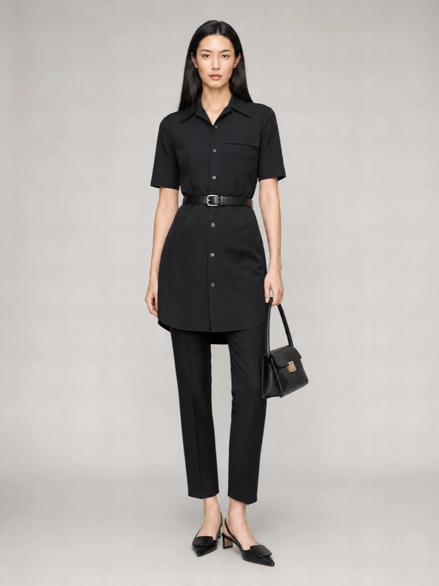 Ami Paris Calf Leather Shoulder Bag