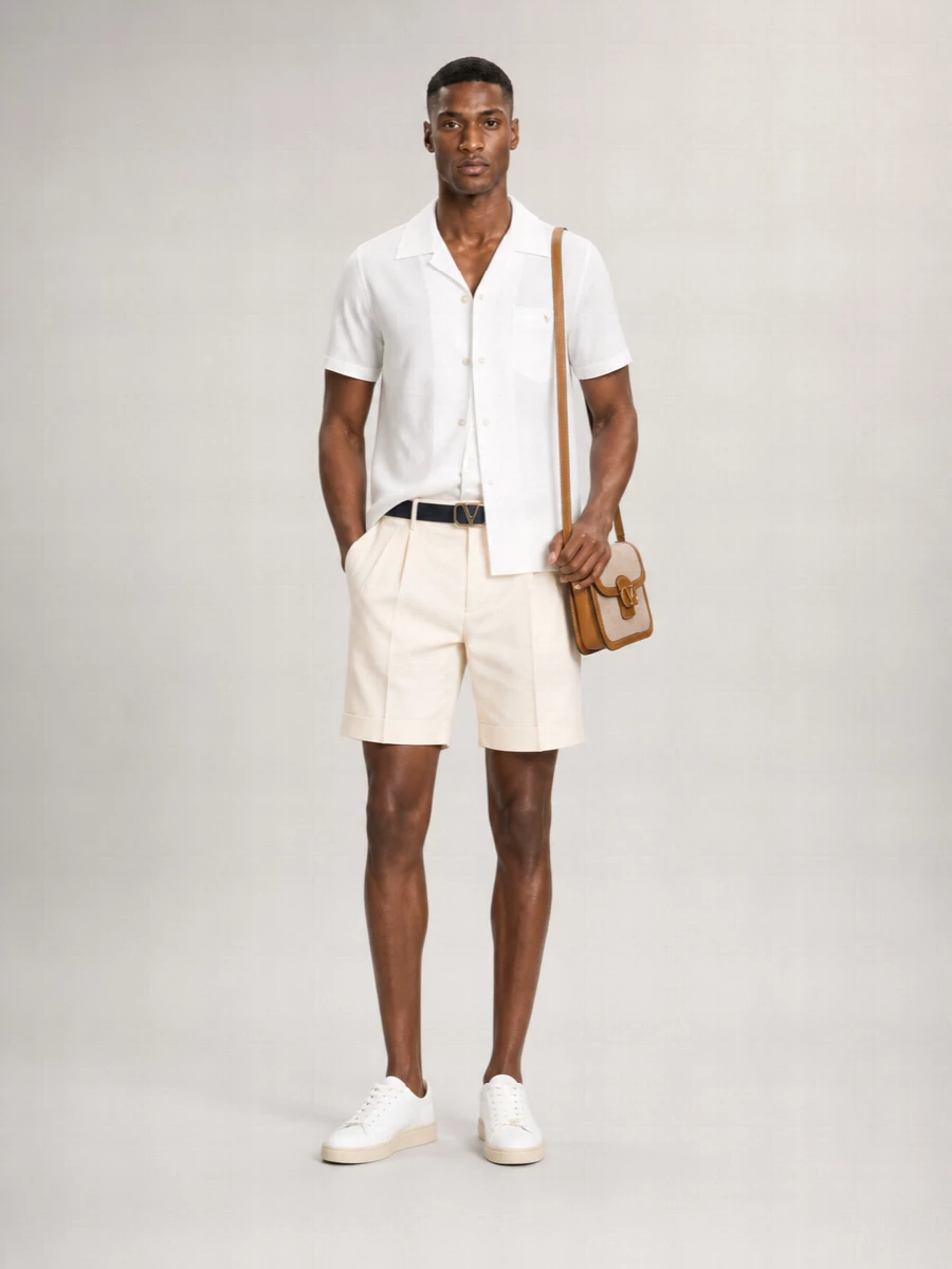 Valentino Cotton Bowling Shirt