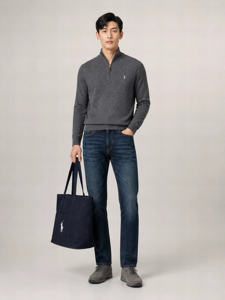 Polo Ralph Lauren Denim Tote Bag