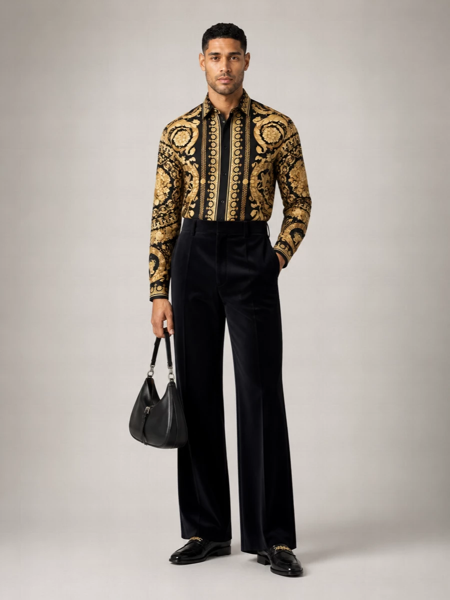 Amiri Leather Chain-Detail Loafers