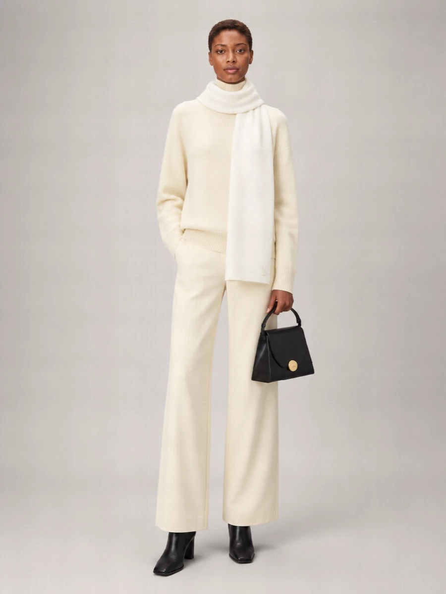 Jil Sander Cashmere-Blend High-Neck Long-Sleeve Jumper