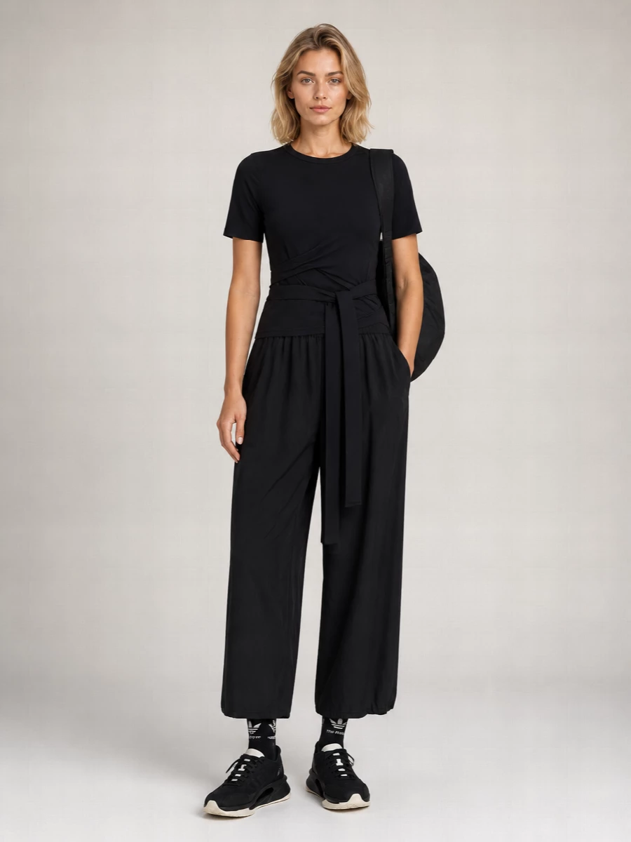 Y-3 Wide-Leg Track Pants