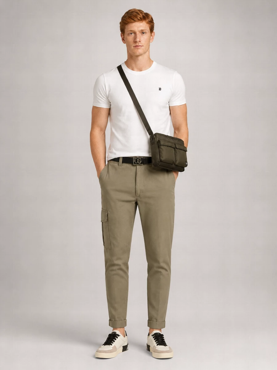Dondup Cotton Tailored Trousers