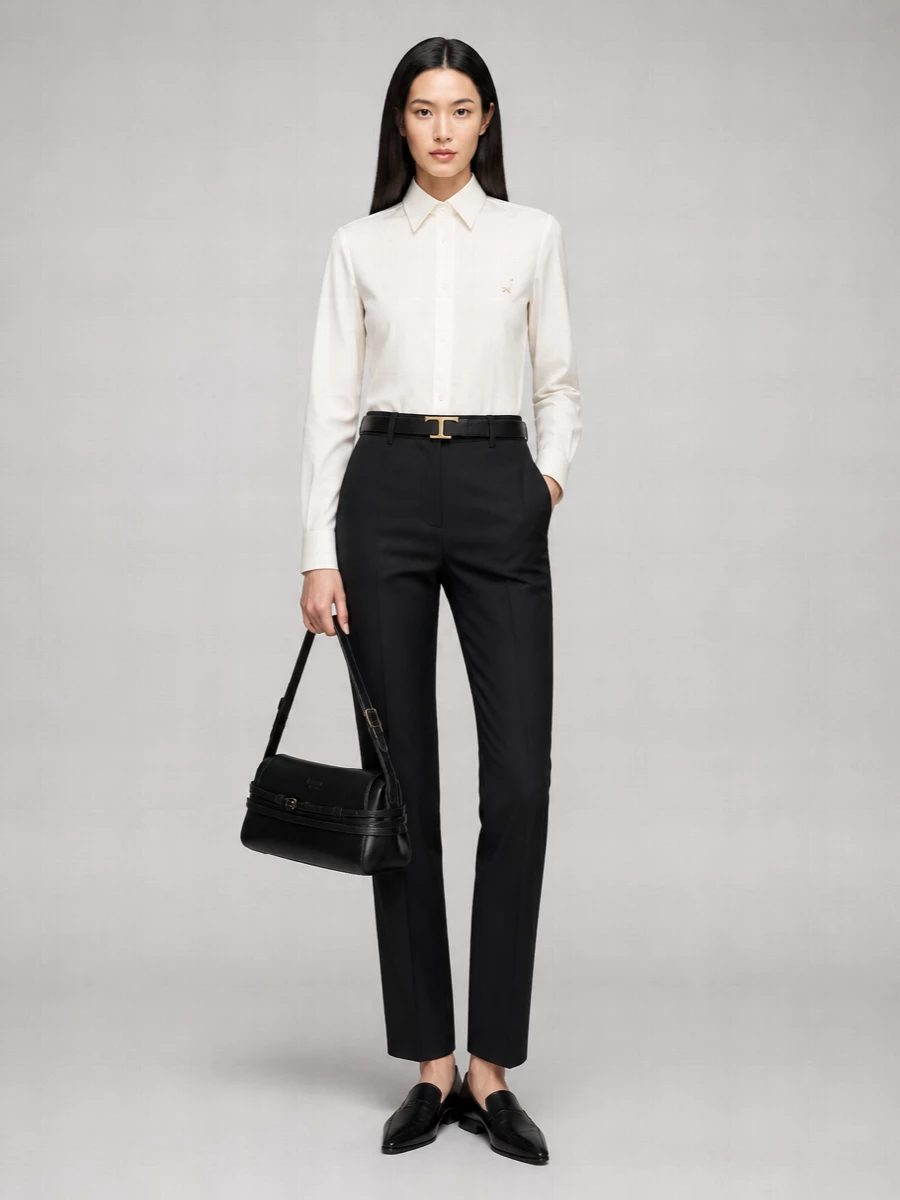 Moschino Virgin Wool Tailored Trousers