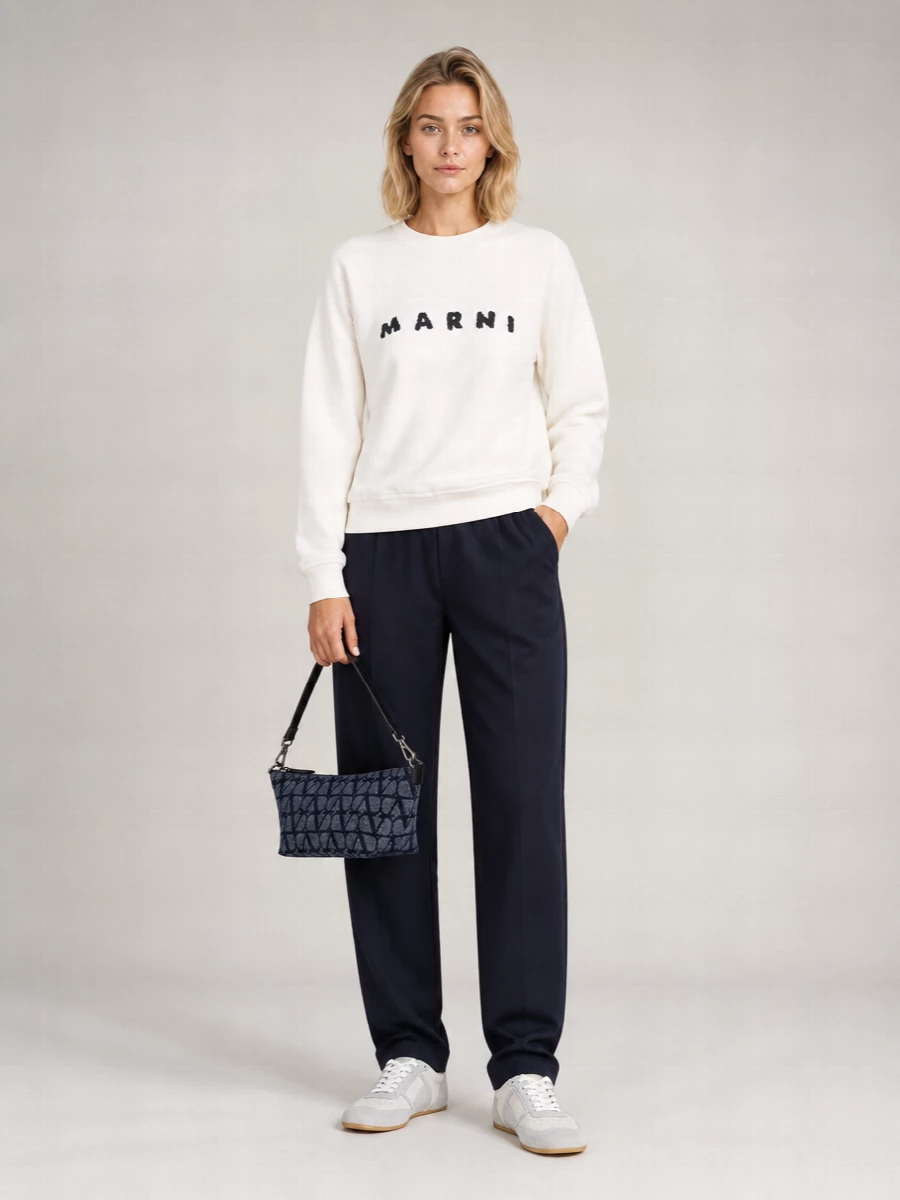 Valentino Garavani Na Fabric Shoulder Bag