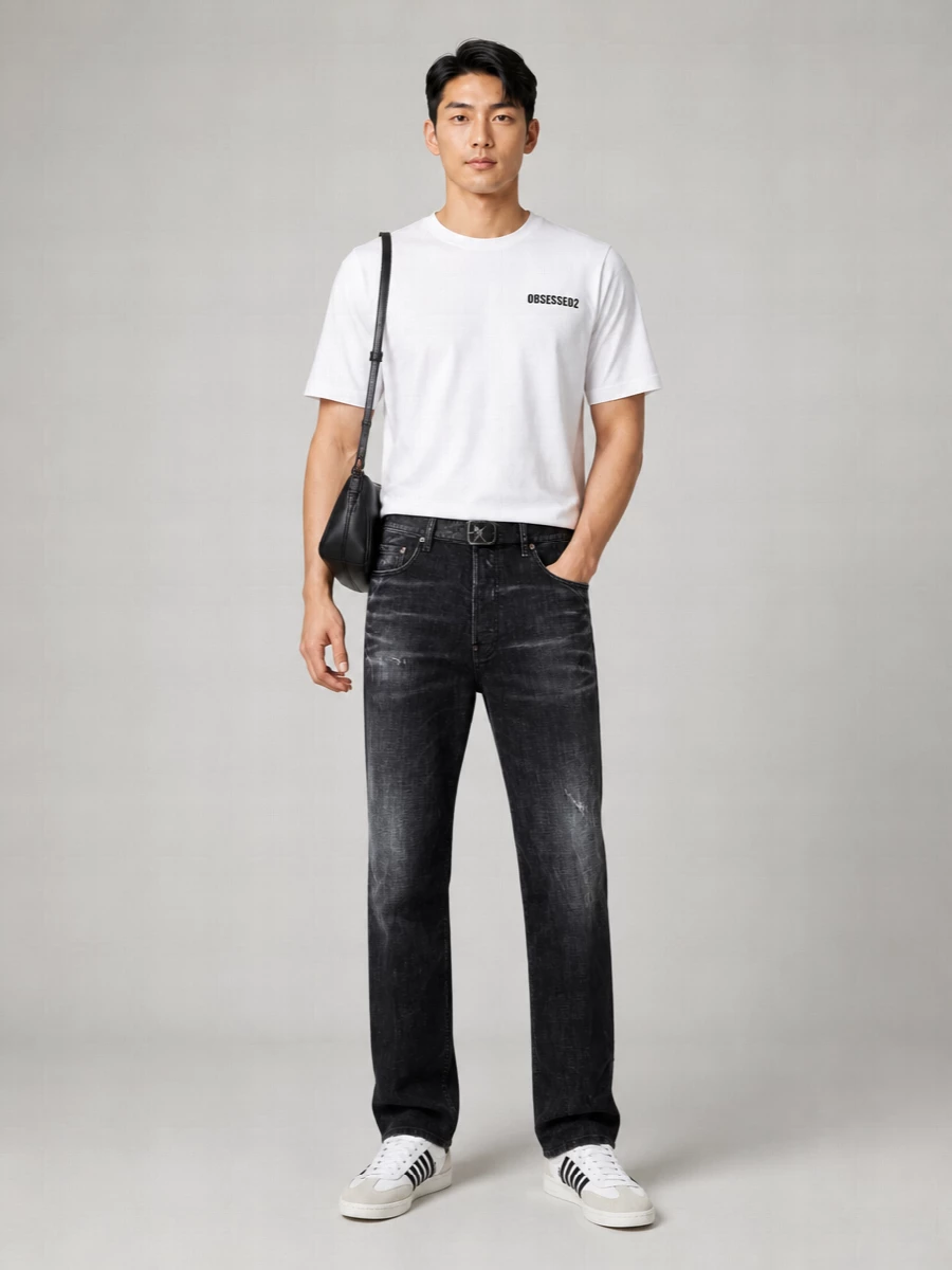 Dsquared2 Cotton Printed T-Shirt