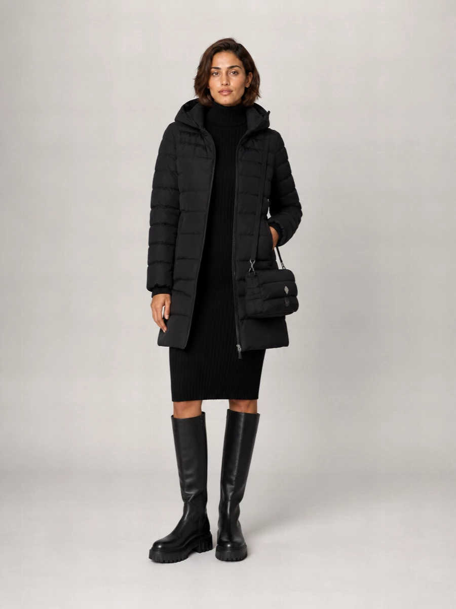 Herno Quilted Down Hooded Coat