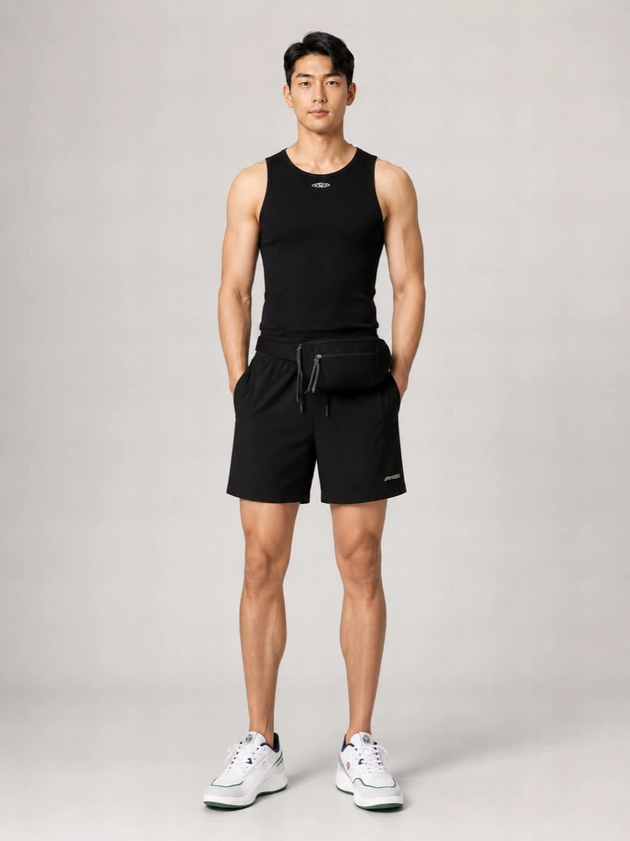 Casablanca Ribbed Sleeveless Tank Top