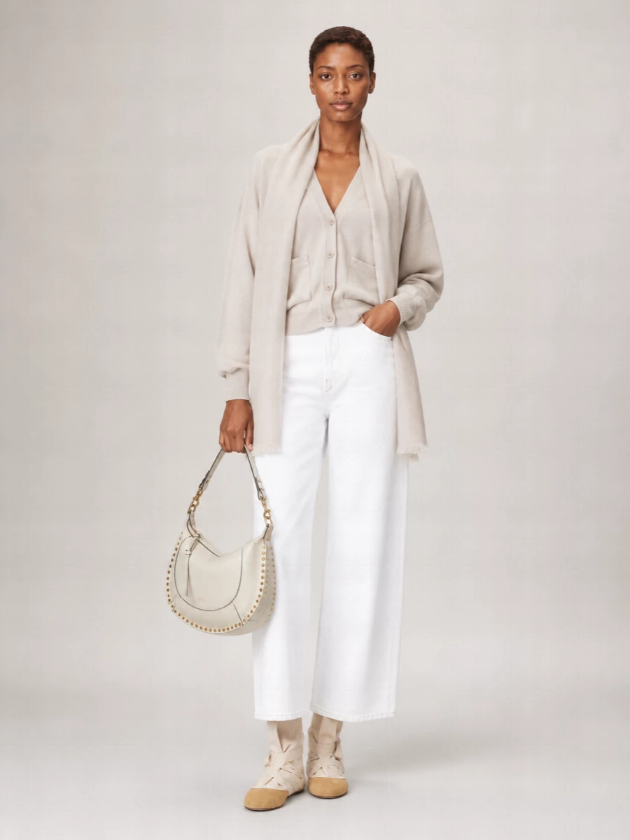 Isabel Marant Etoile Ribbed V-Neck Cardigan