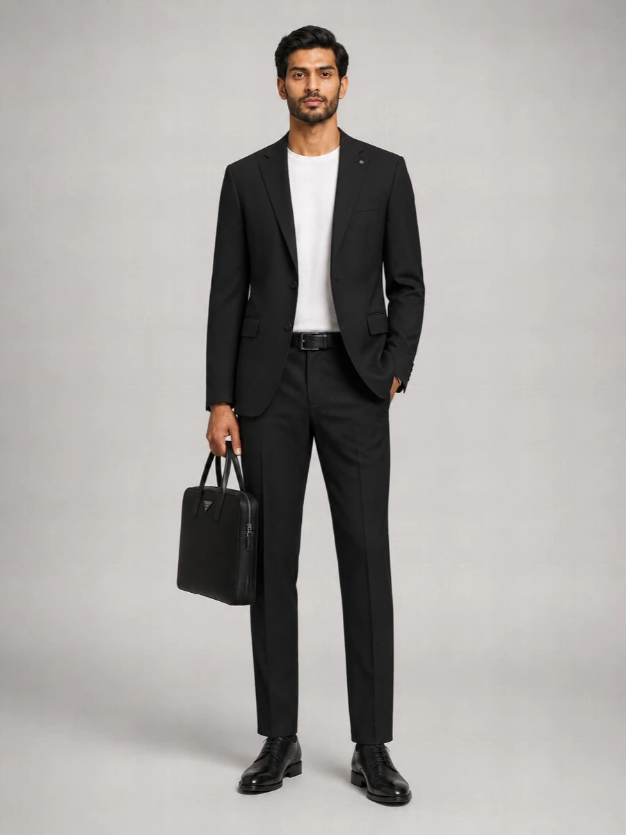 Pt Torino Virgin Wool Relaxed-Fit Straight-Leg Pants