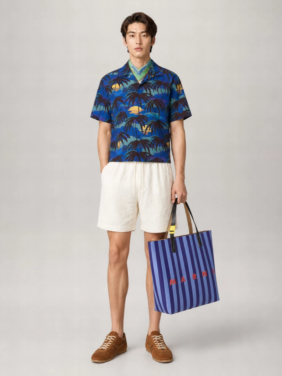 Drôle De Monsieur Printed Short-Sleeve Shirt