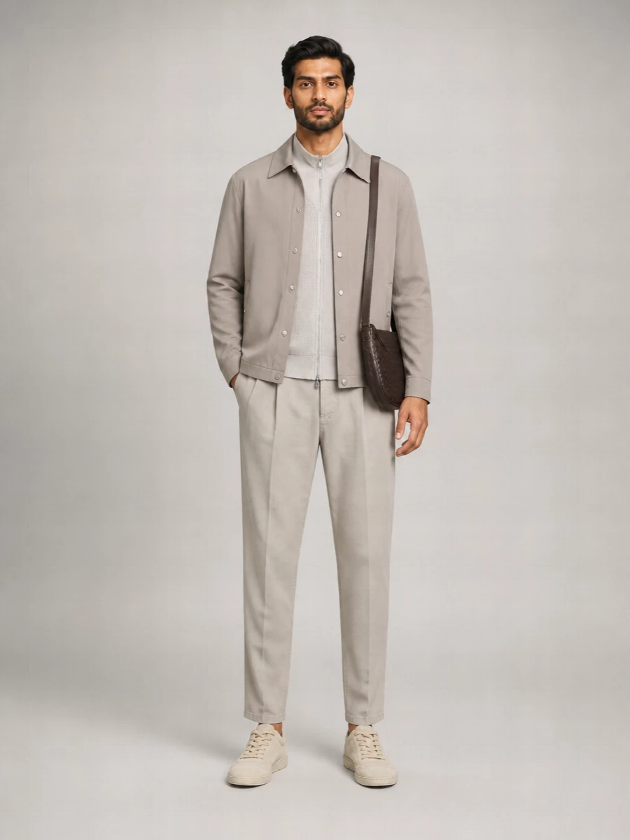 Brunello Cucinelli Silk Shirt Jacket