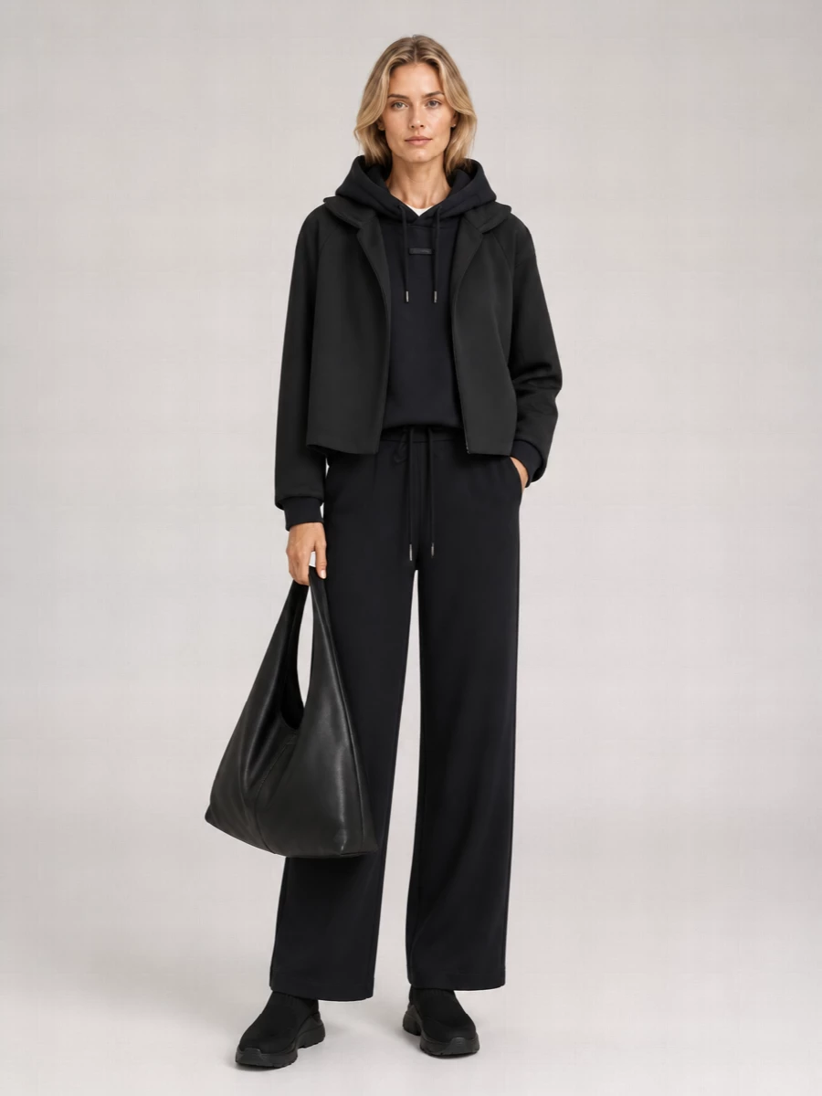 Ami Paris Leather Shoulder Bag