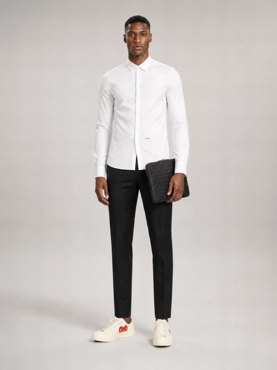 Pt Torino Stretch Chino Tailored Trousers