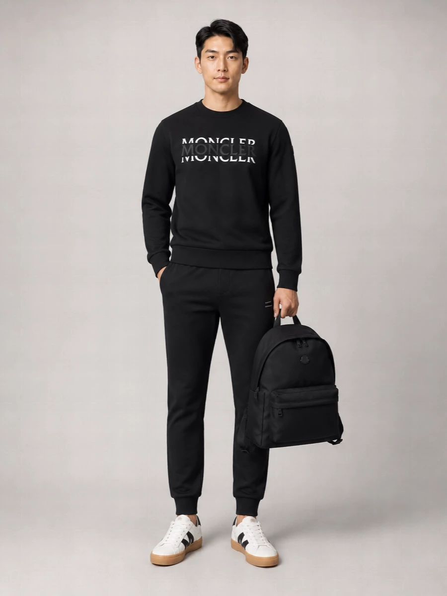 Moncler Cotton Logo-Print Sweatshirt