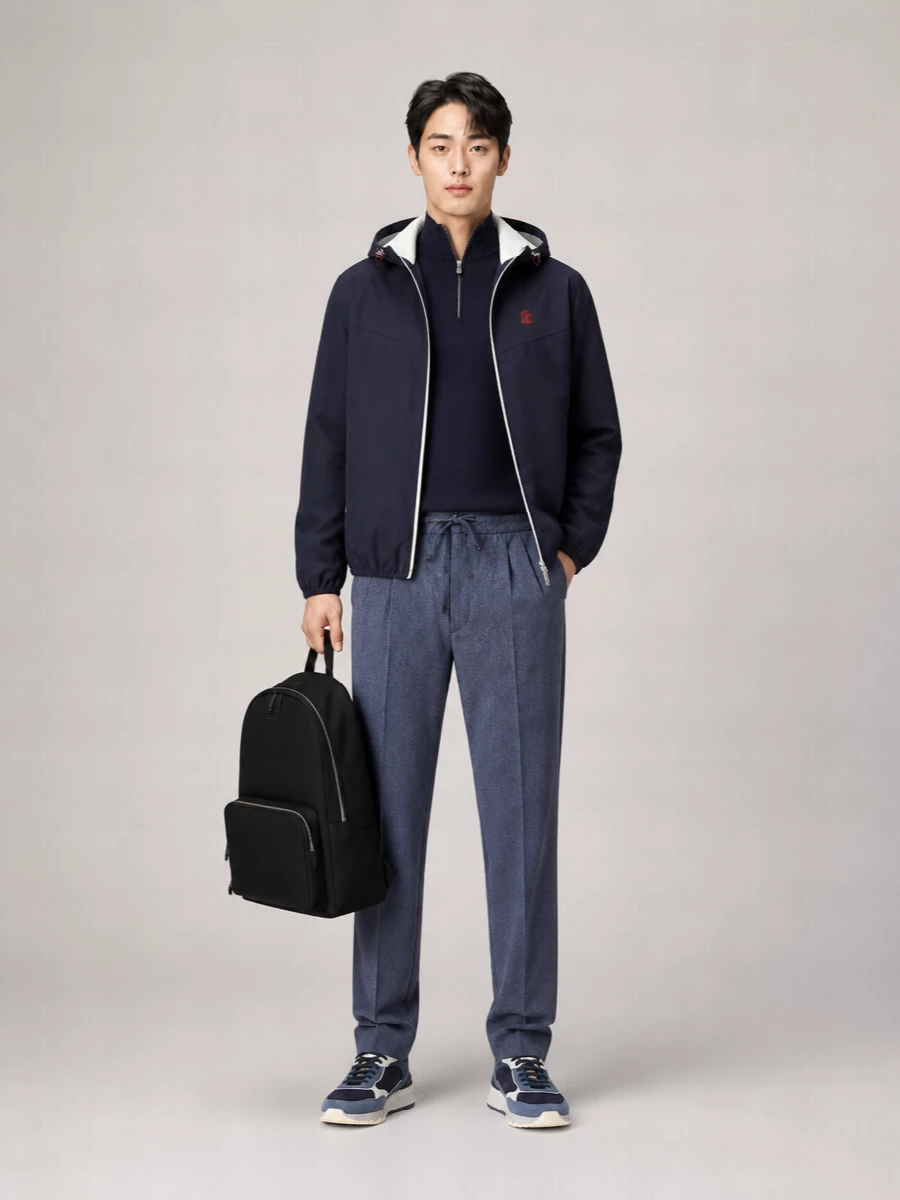 Brunello Cucinelli Hooded Raincoat