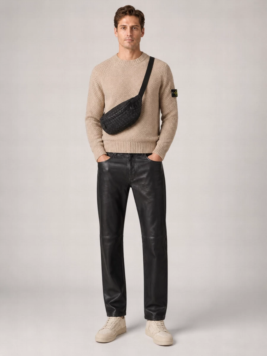 Amiri Leather Low-Top Sneakers