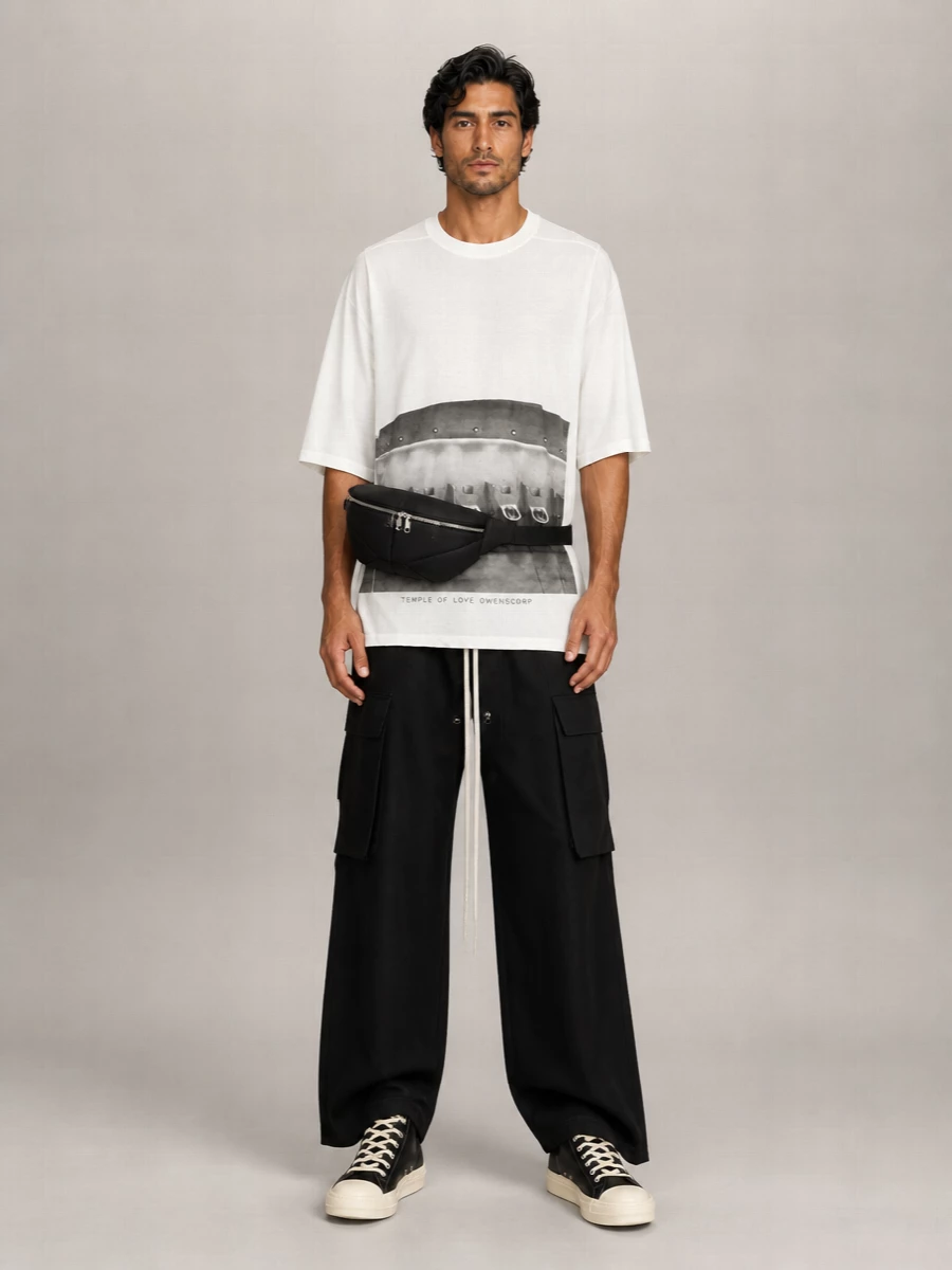 Rick Owens Wide-Leg Cargo Trousers