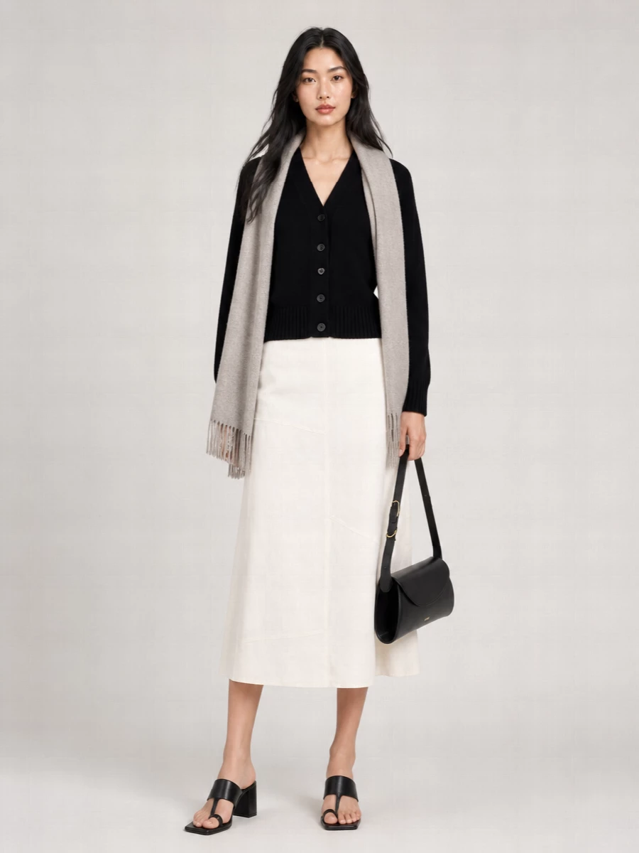 Jil Sander Cashmere Blend V-Neck Cardigan