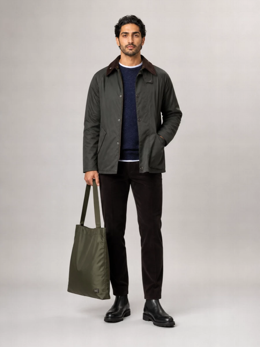 Barbour Lightweight Single Breasted Coat