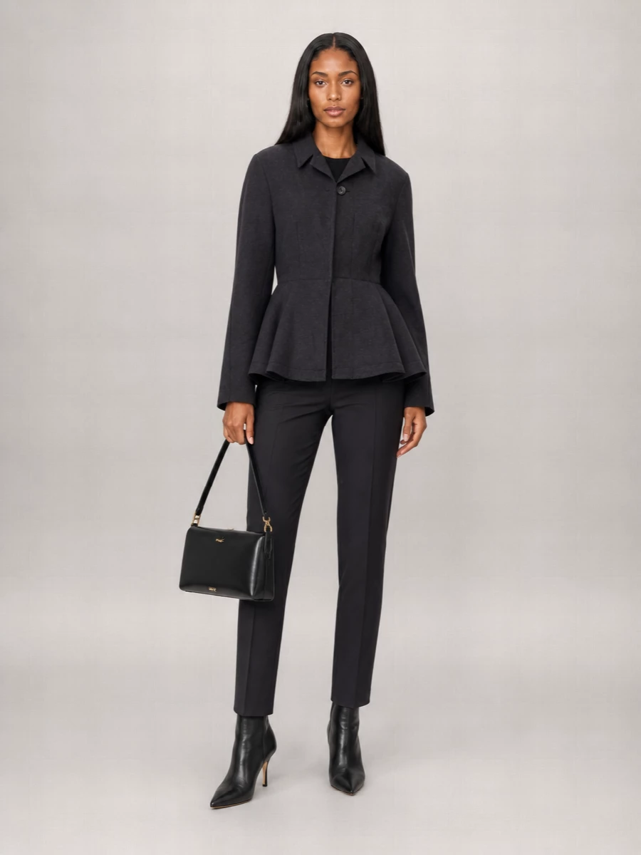 Ami Paris virgin wool single-breasted coat