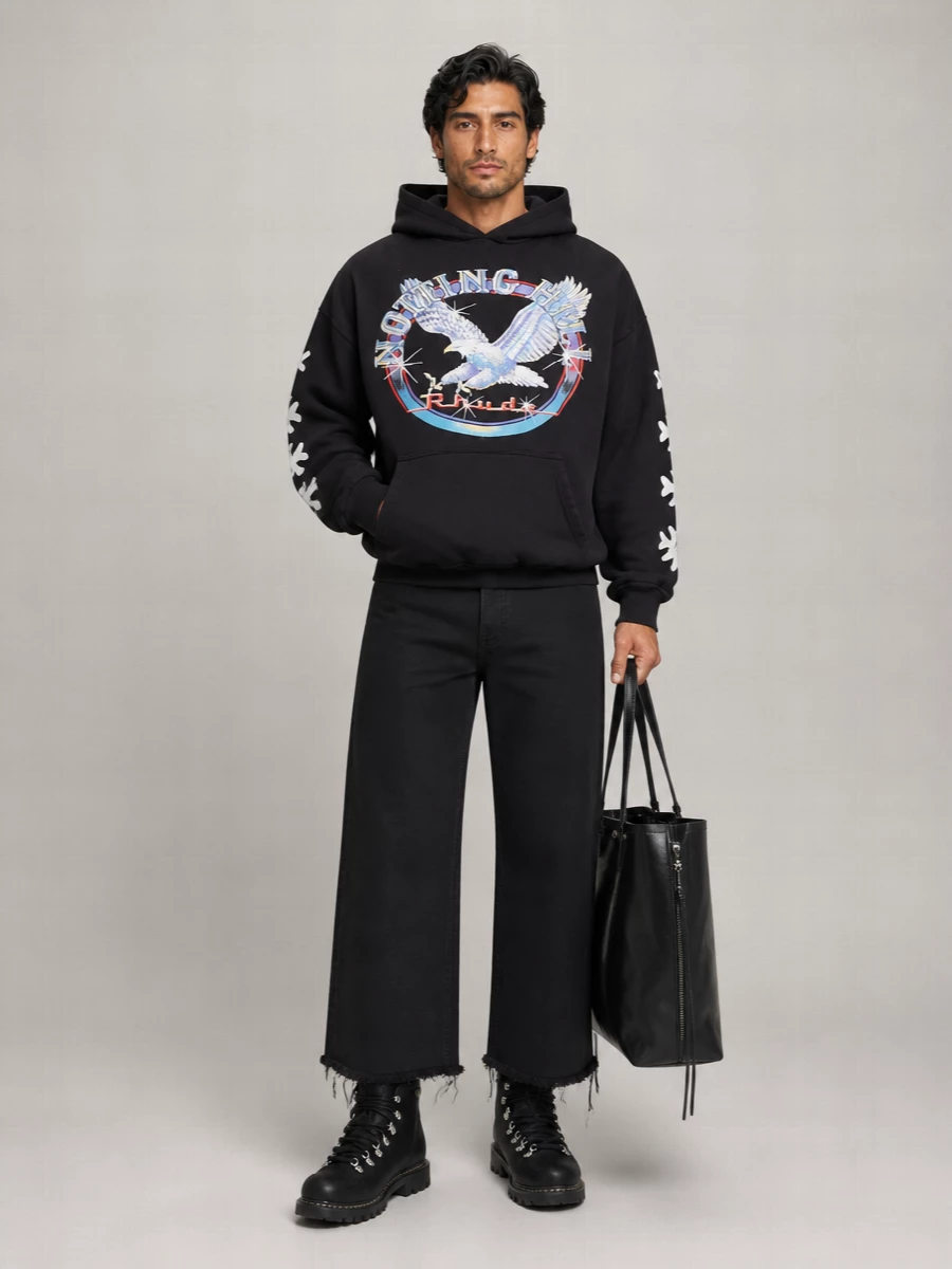 Rick Owens High-Rise Straight-Leg Cropped Denim Jeans