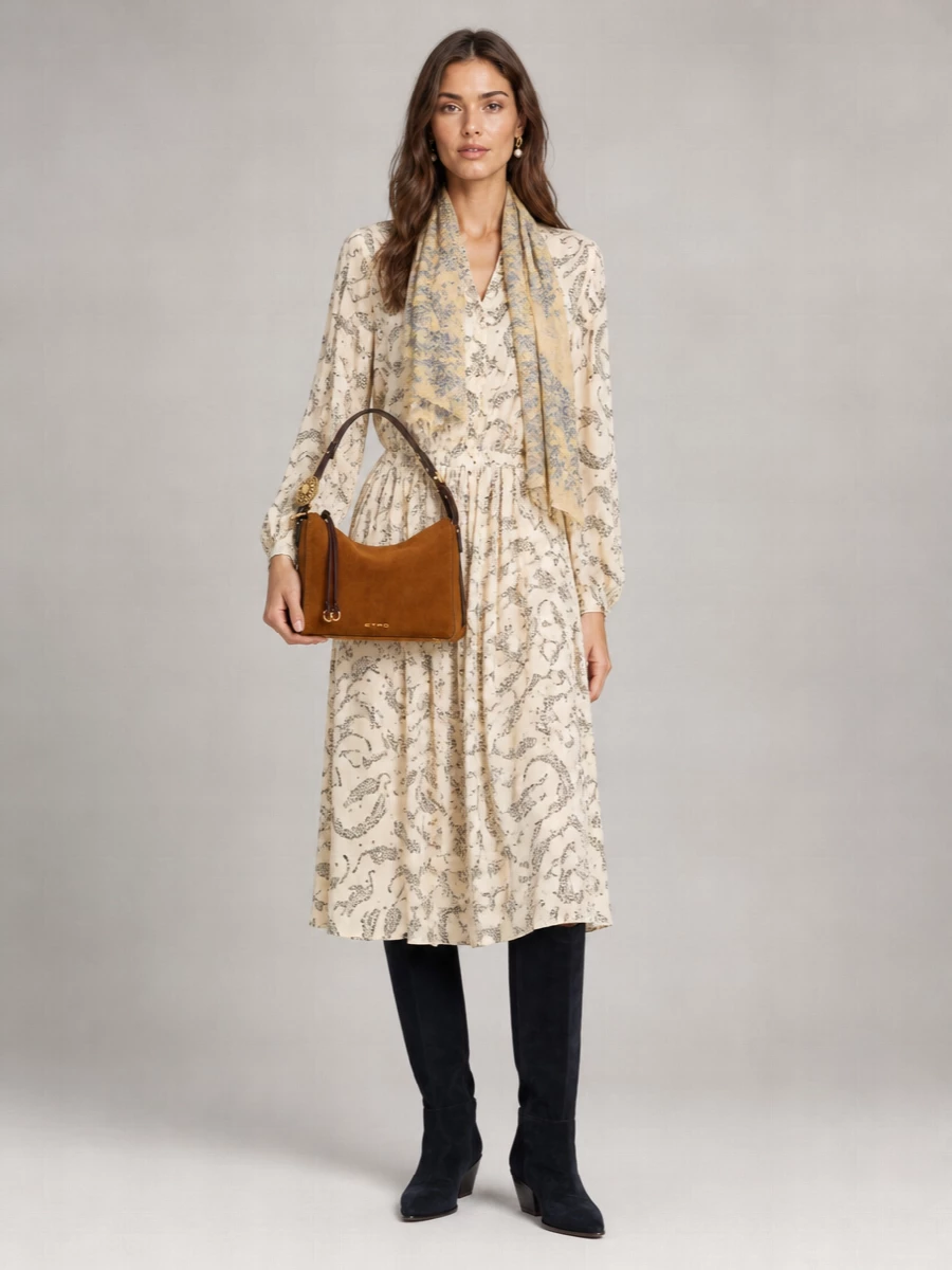 Forte Forte printed midi dress